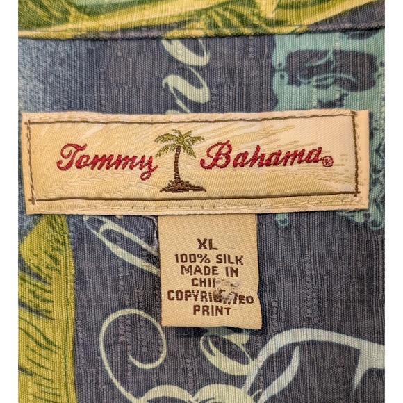 NWOT Tommy Bahama Silk Camp Shirt Men's XL King of the Blues Jazz VERY NICE! - Picture 6 of 6